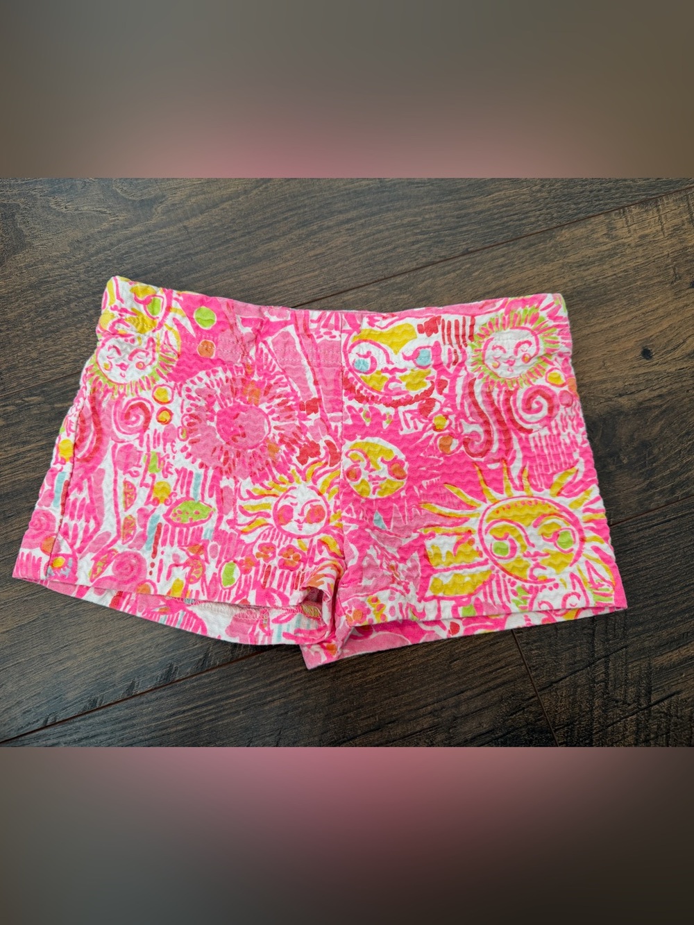 Lilly Pulitzer Callahan Shorts More Kinis In the Keys Pink Sun Size 5